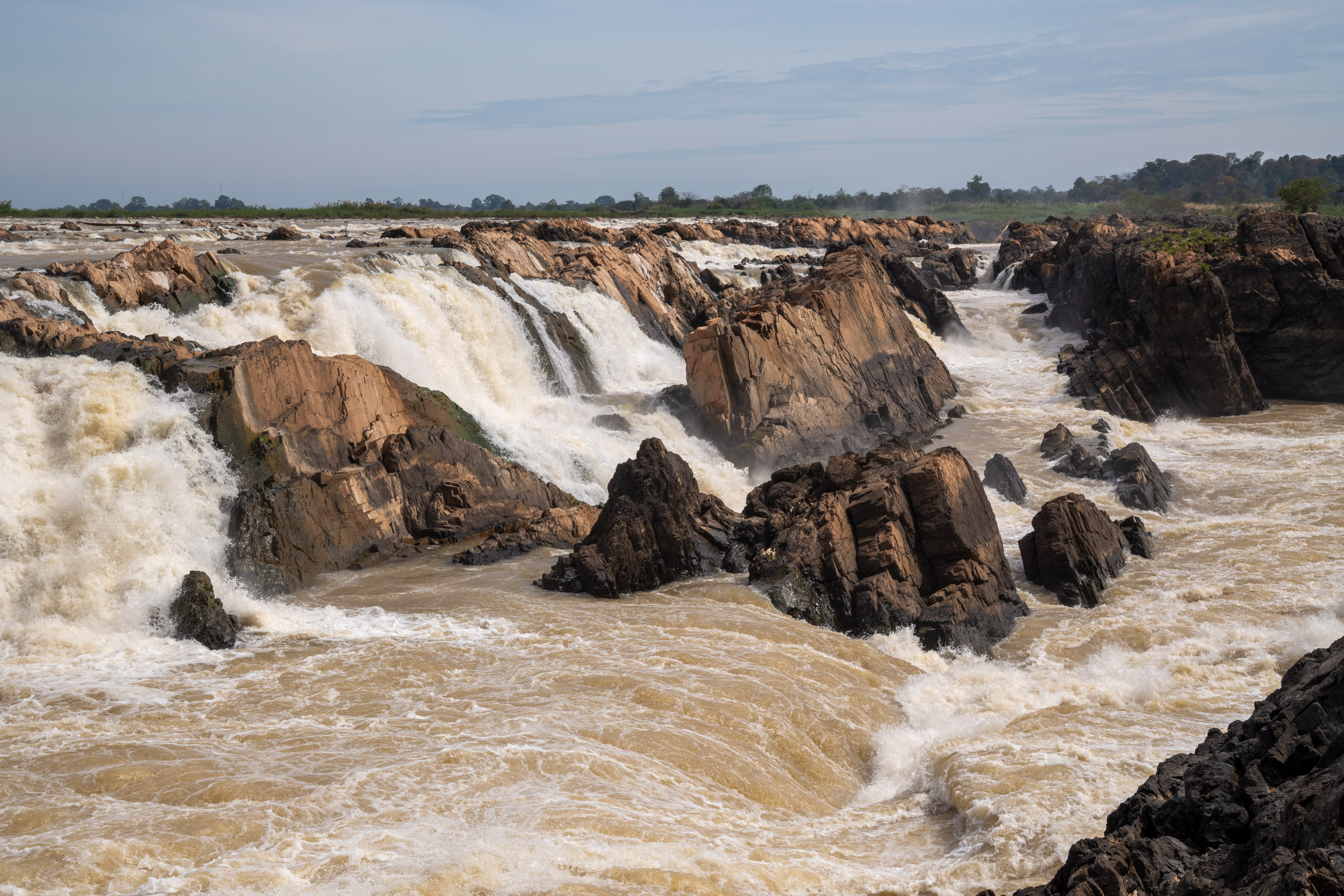 Waterfalls & Mekong River Boat Cruises